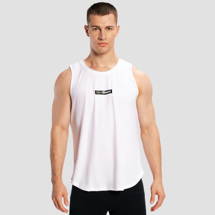 Men‘s Combat Tank Top White - GymBeam XXL