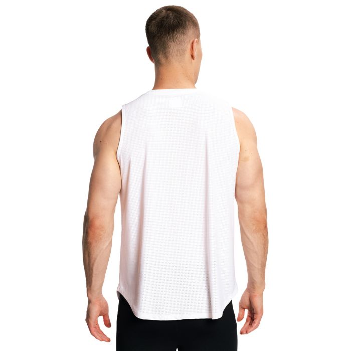 Men‘s Combat Tank Top White - GymBeam XXL