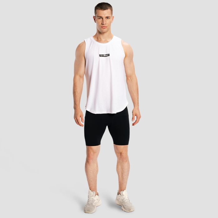 Men‘s Combat Tank Top White - GymBeam XXL