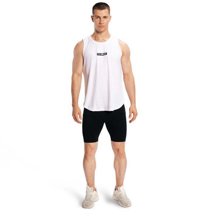 Men‘s Combat Tank Top White - GymBeam XXL