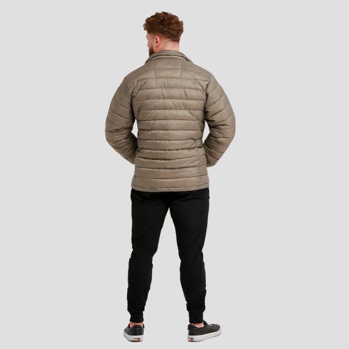 Men‘s Puffer Jacket Vetiver/Black - GymBeam XXL