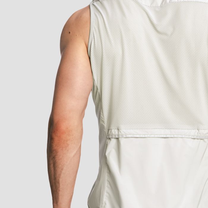 Men‘s Pulse X Running Gilet Gray - GymBeam XXL