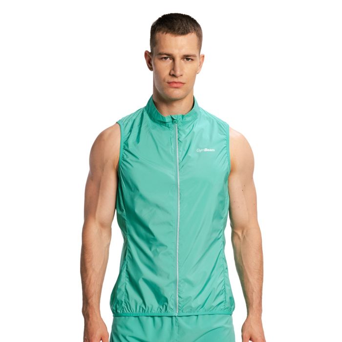 Men‘s Pulse X Running Gilet Green - GymBeam XXL