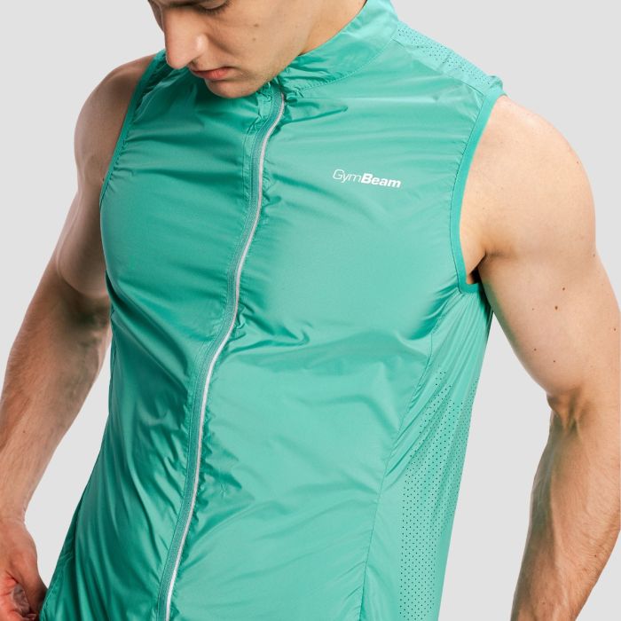 Men‘s Pulse X Running Gilet Green - GymBeam XXL