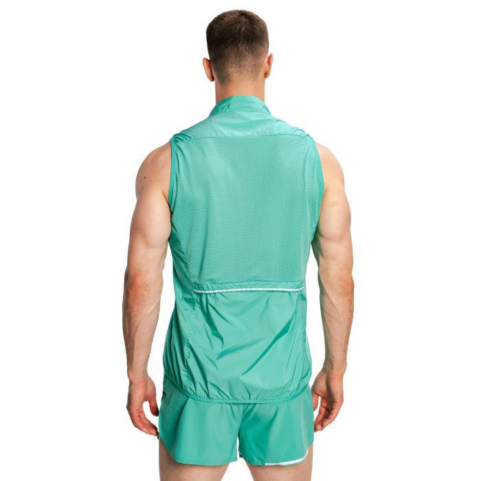 Men‘s Pulse X Running Gilet Green - GymBeam XXL