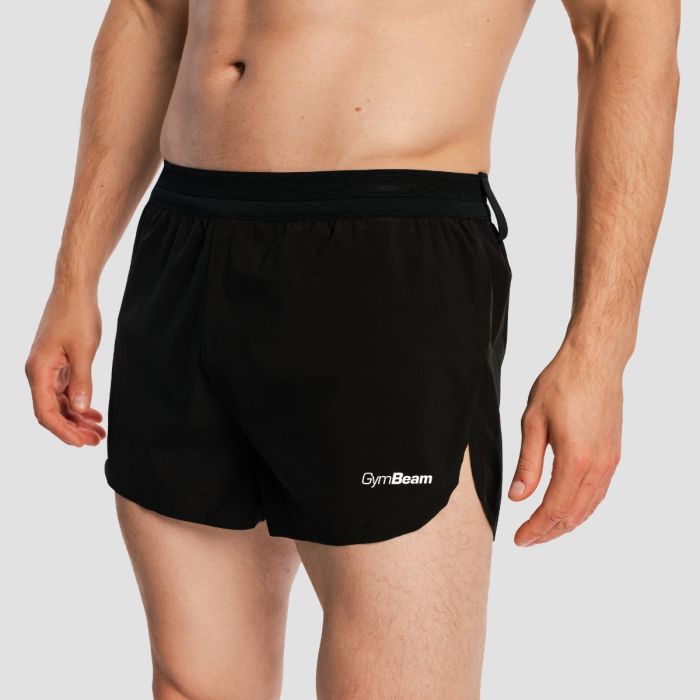 Men‘s Pulse X Running Shorts Black - GymBeam XXL