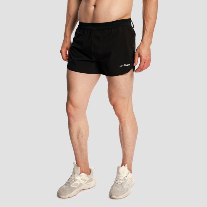 Men‘s Pulse X Running Shorts Black - GymBeam XXL