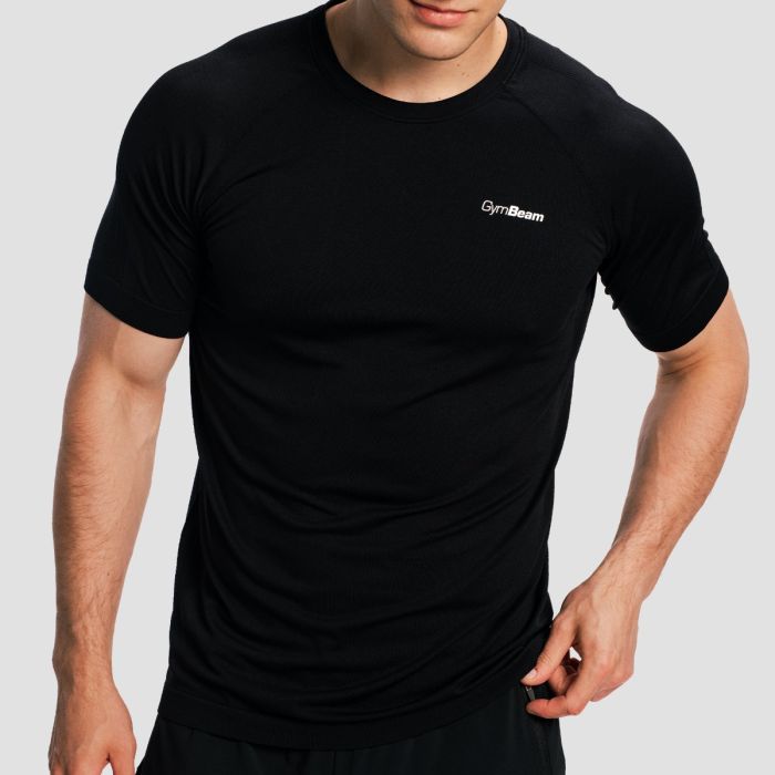 Men‘s Pulse X  Running T-shirt Black - GymBeam XXL