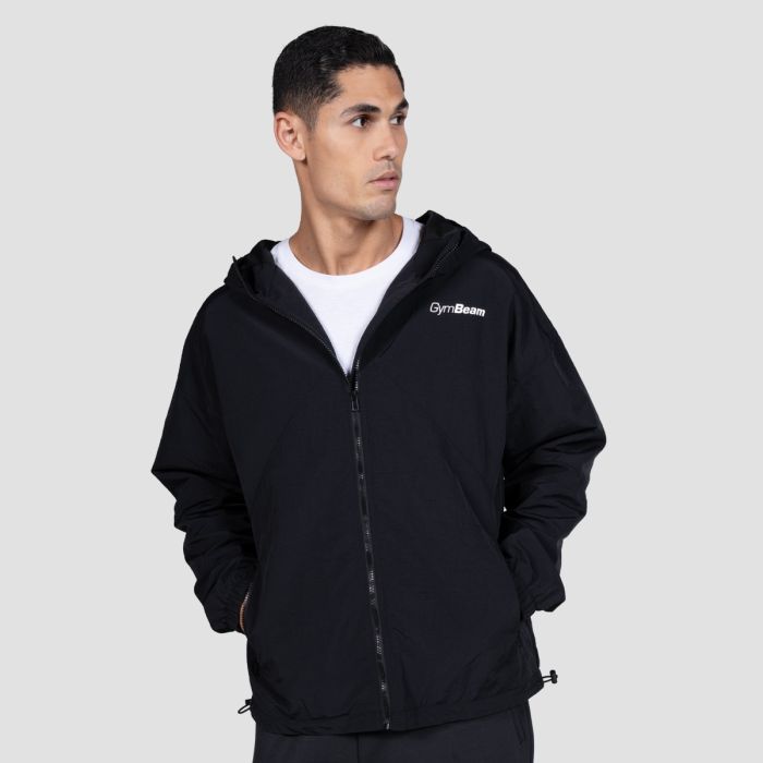 Men‘s Relay Jacket Black - GymBeam XXL