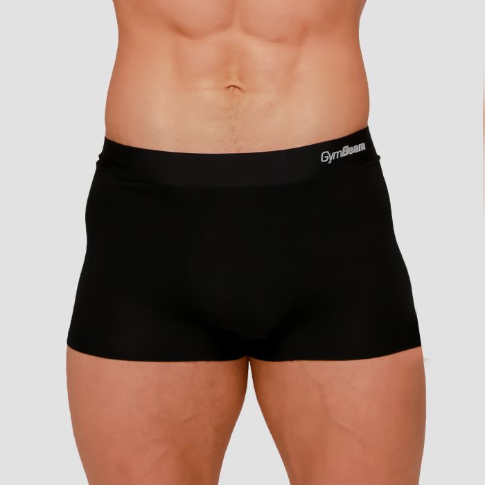 Men’s Soft Boxers 2Pack Black - GymBeam XXXL