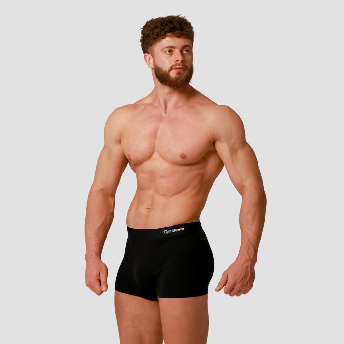 Men’s Soft Boxers 2Pack Black - GymBeam XXXL