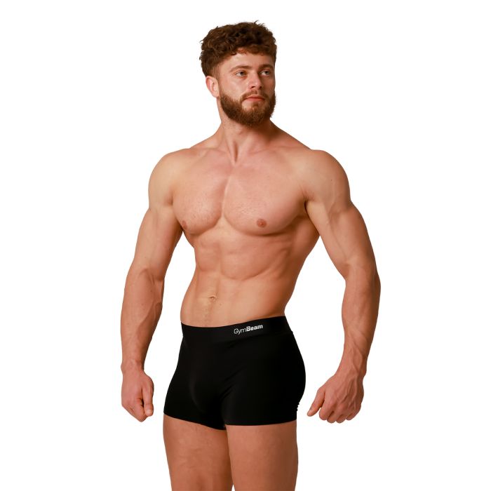 Men’s Soft Boxers 2Pack Black - GymBeam XXXL
