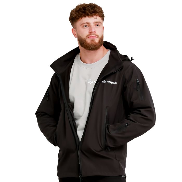 Men‘s Softshell Jacket Black - GymBeam XXL