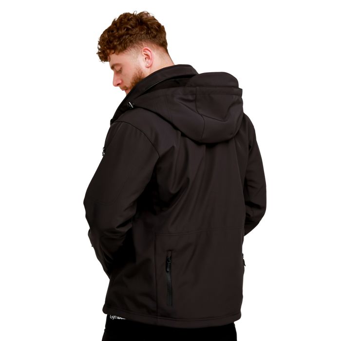 Men‘s Softshell Jacket Black - GymBeam XXL