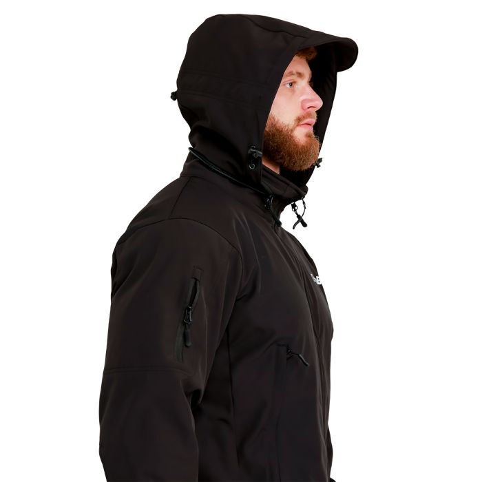 Men‘s Softshell Jacket Black - GymBeam XXL