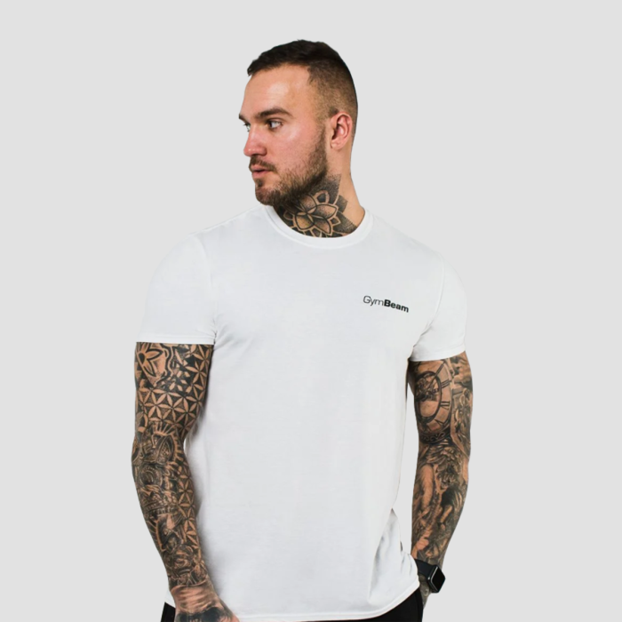 Men‘s Basic T-Shirt 3Pack White - GymBeam XXXL - 3pack