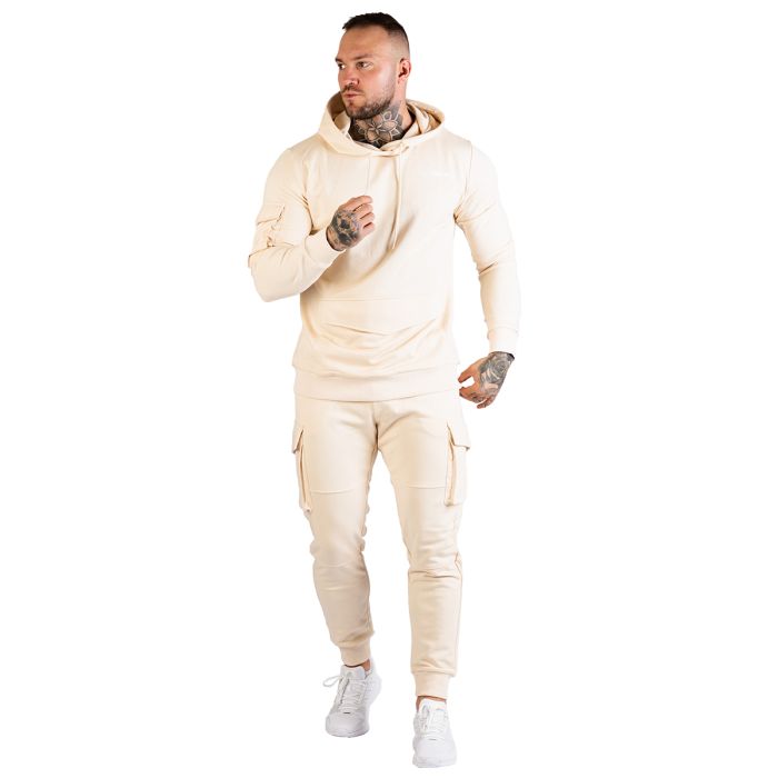 Men‘s TRN Hoodie Sand - GymBeam XXXL