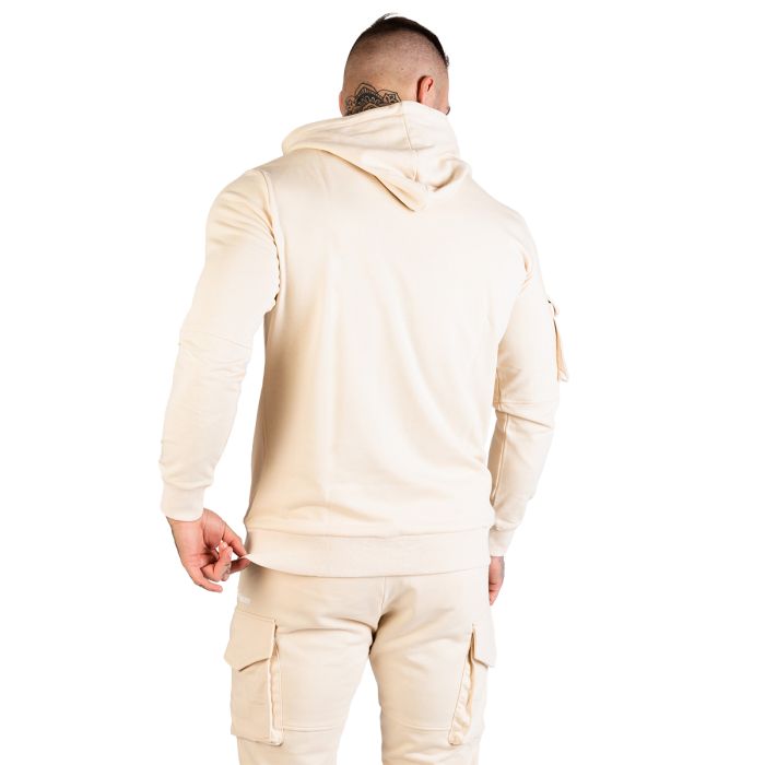 Men‘s TRN Hoodie Sand - GymBeam XXXL