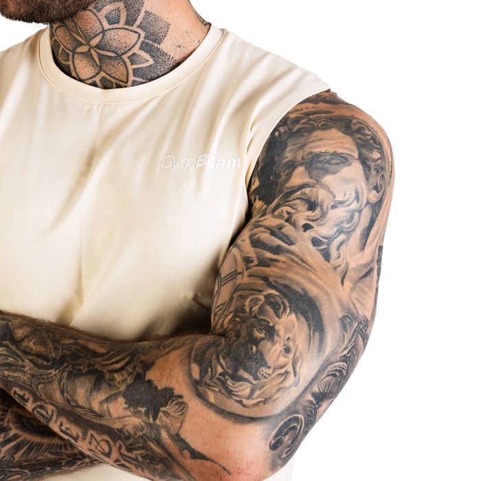 Men‘s TRN TankTop Sand - GymBeam XXL