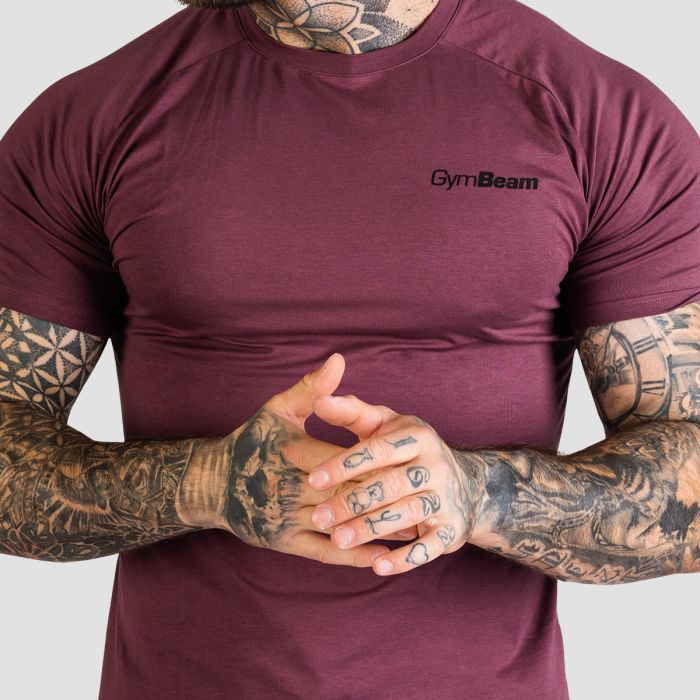 Men‘s Fitted TRN T-shirt Eggplant - GymBeam XXXL
