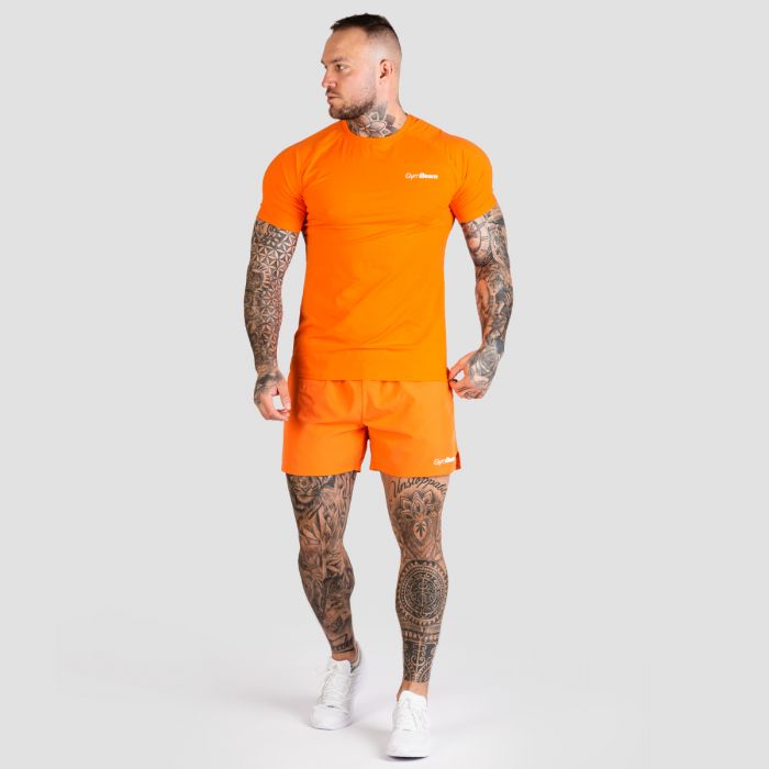 Men‘s Fitted TRN T-shirt Orange - GymBeam XXXL