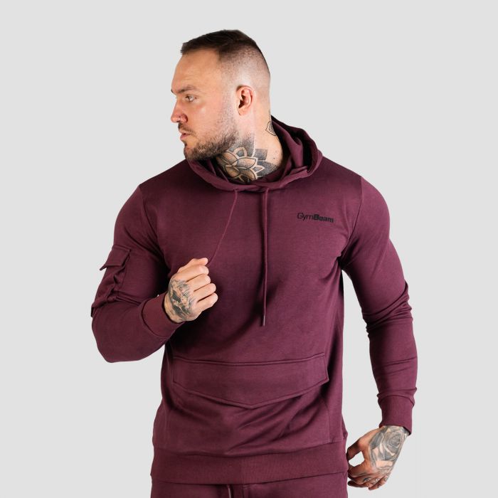 Men‘s TRN Hoodie Eggplant - GymBeam XXXL