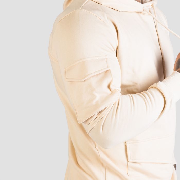 Men‘s TRN Hoodie Sand - GymBeam XXXL