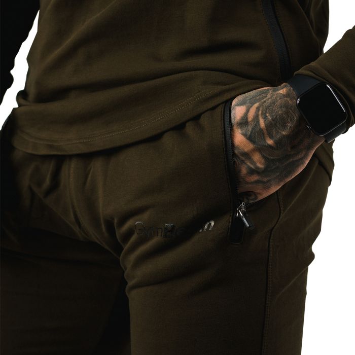 Tepláky Urban Military Green - GymBeam XL