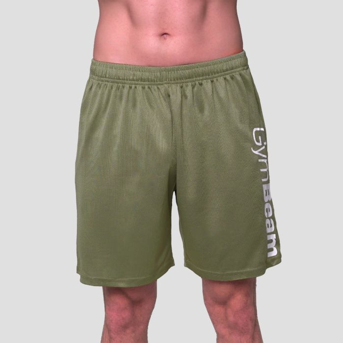 Mesh Shorts Essence Green- GymBeam XXL