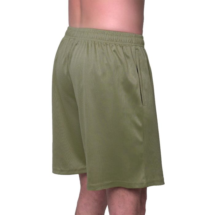 Mesh Shorts Essence Green- GymBeam XXL