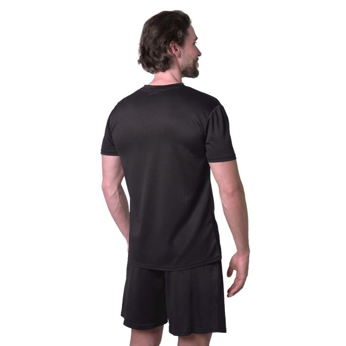 Mesh T-Shirt Essence Black - GymBeam XXL