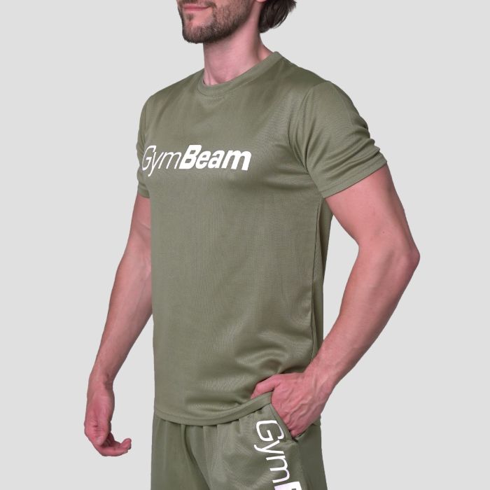 Mesh T-Shirt Essence Green - GymBeam XL