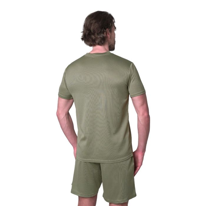 Mesh T-Shirt Essence Green - GymBeam XL