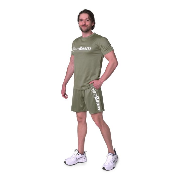 Mesh T-Shirt Essence Green - GymBeam XL