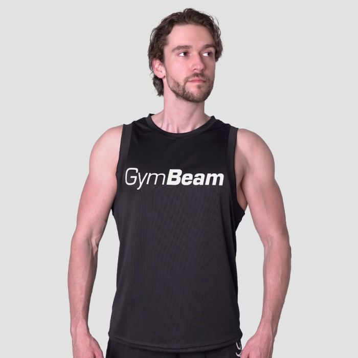 Mesh Tanktop Essence Black - GymBeam XXL