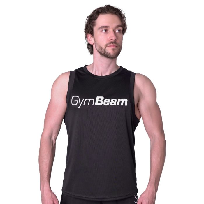 Mesh Tanktop Essence Black - GymBeam XXL
