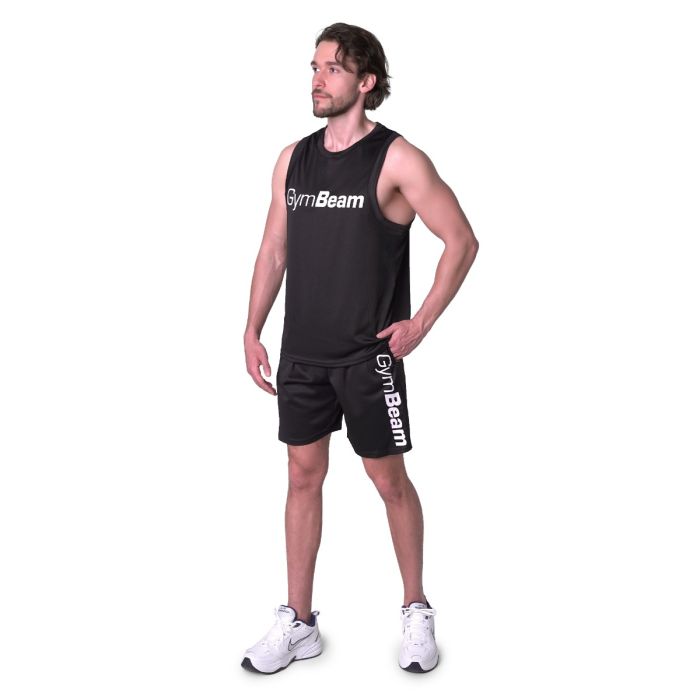 Mesh Tanktop Essence Black - GymBeam XXL
