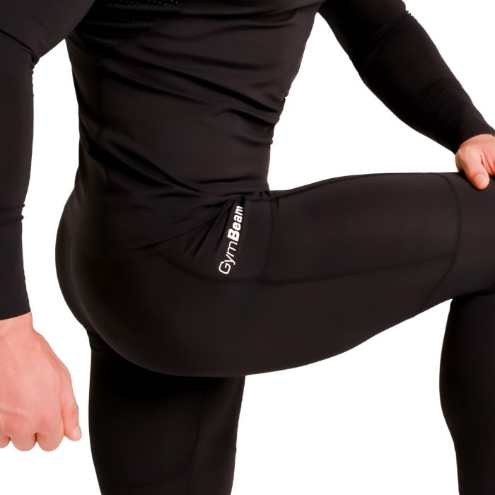High Compression Leggings Black - GymBeam XXXL