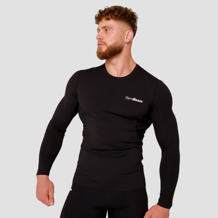 High Compression Long Sleeve T-shirt Black - GymBeam XXXL