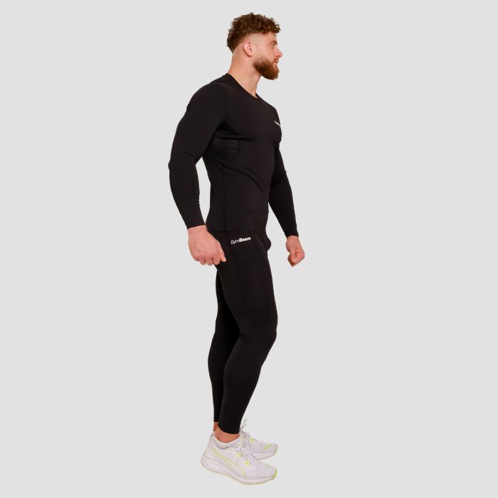 High Compression Long Sleeve T-shirt Black - GymBeam XXXL