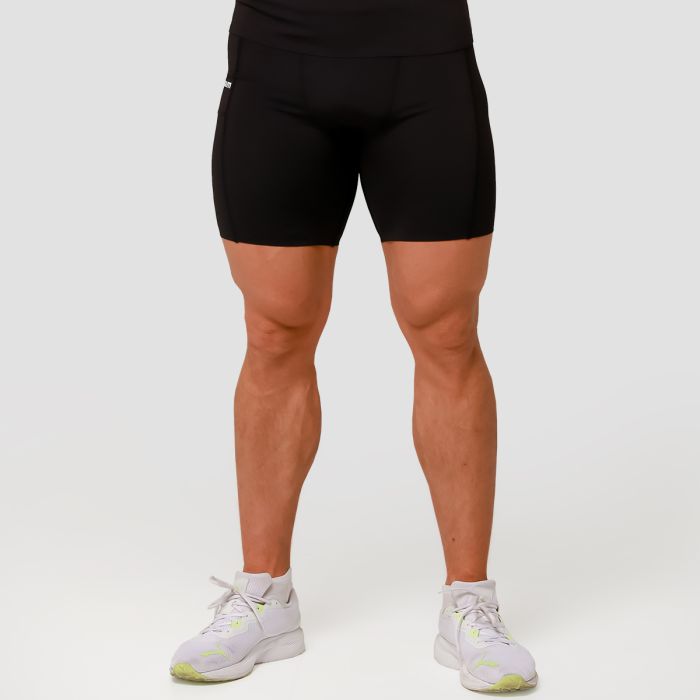 Mid Compression Shorts Black - GymBeam XXXL