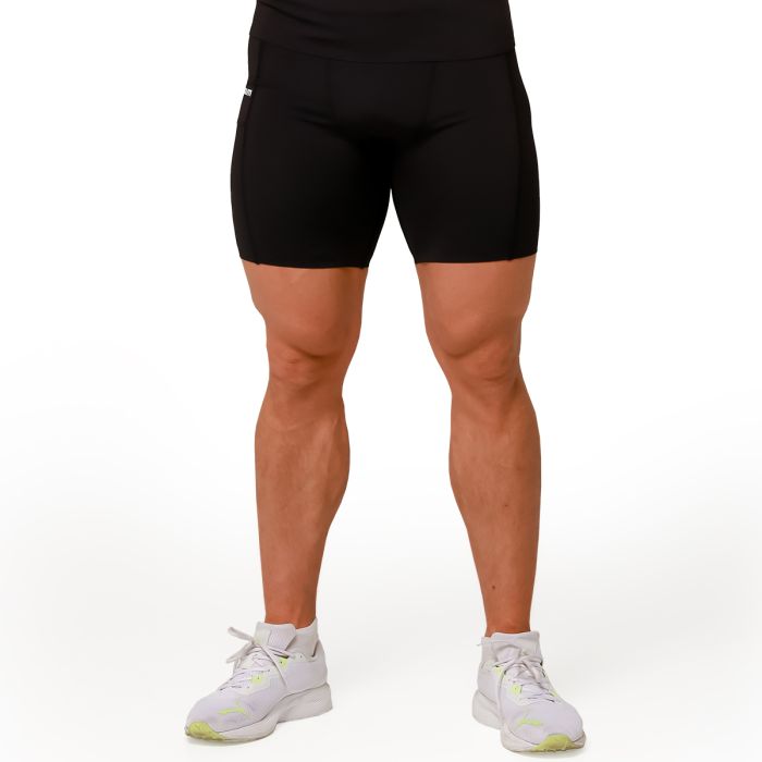 Mid Compression Shorts Black - GymBeam XXXL