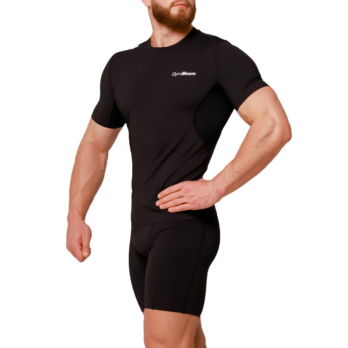 Mid Compression Shorts Black - GymBeam XXXL