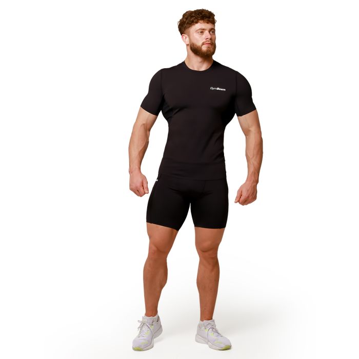 Mid Compression Shorts Black - GymBeam XXXL