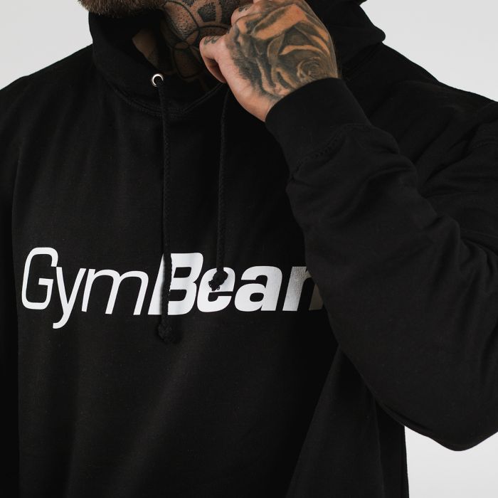 Men‘s PRO Hoodie Black - GymBeam XXL