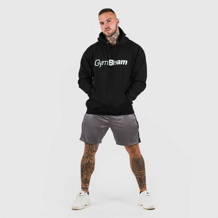 Men‘s PRO Hoodie Black - GymBeam XXL