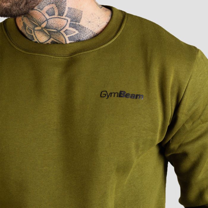 Jumper Basic Military Green - GymBeam XXXL