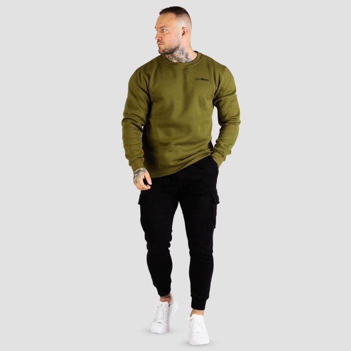 Jumper Basic Military Green - GymBeam XXXL
