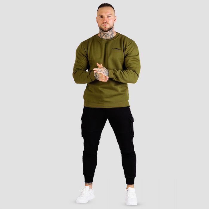 Jumper Basic Military Green - GymBeam XXXL