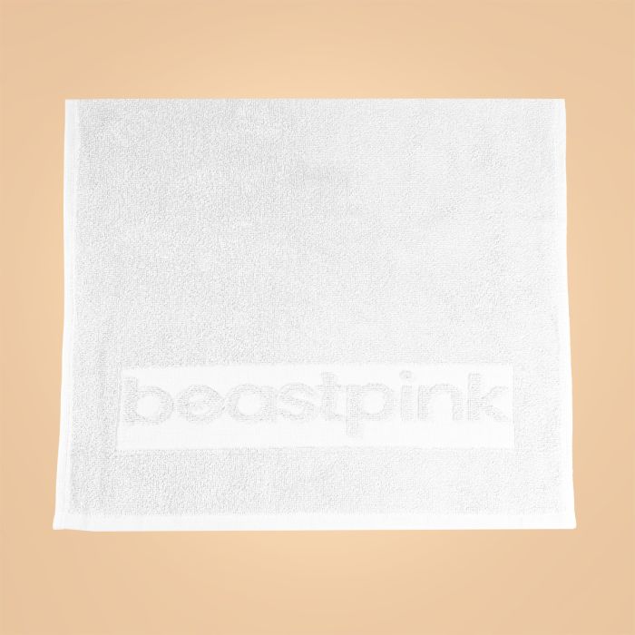 Mini Fitness Towel White - BeastPink single_variant